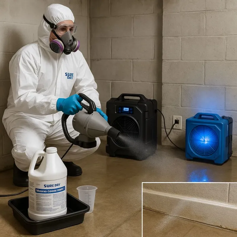 Sanitization and Odor Removal process in Orland, CA
